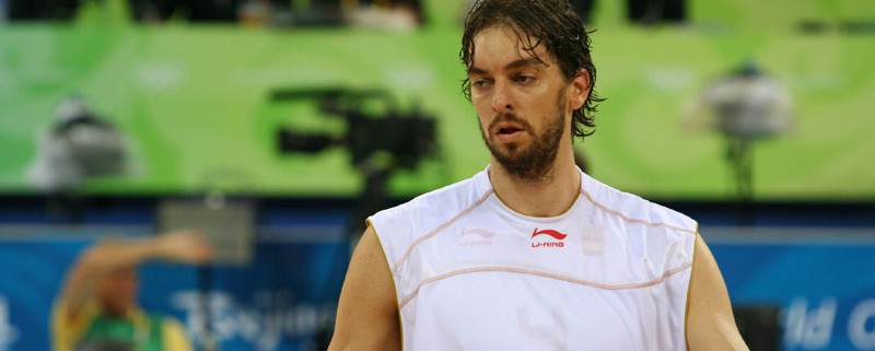 Pau Gasol en los Juegos de Beijing - Imagen de Wikipedia - El Zika y los juegos Olímpicos